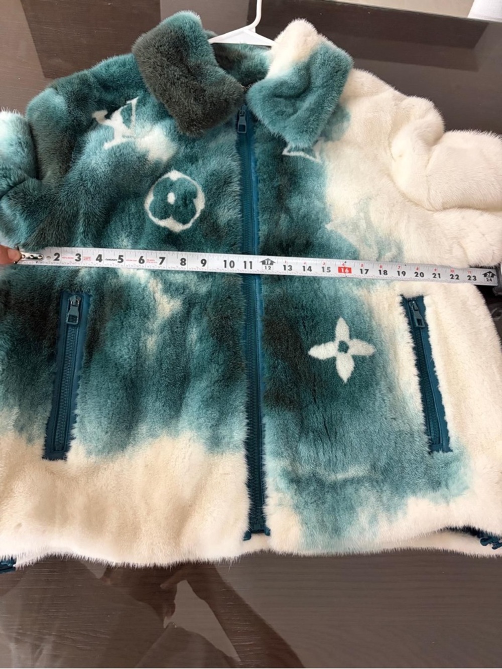 Louis Vuitton Spray Mink Bomber Jacket - Picture 9 of 12